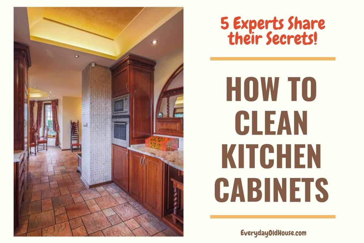 How To Deep Clean Kitchen Cabinets? 2