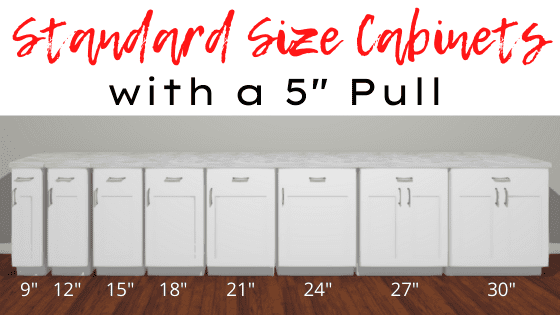 How To Determine Size of Pulls for Kitchen Cabinets? 2